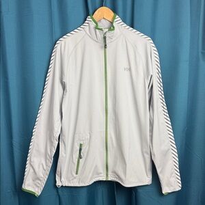 Helly Hansen women’s performance jacket grey and green size medium
